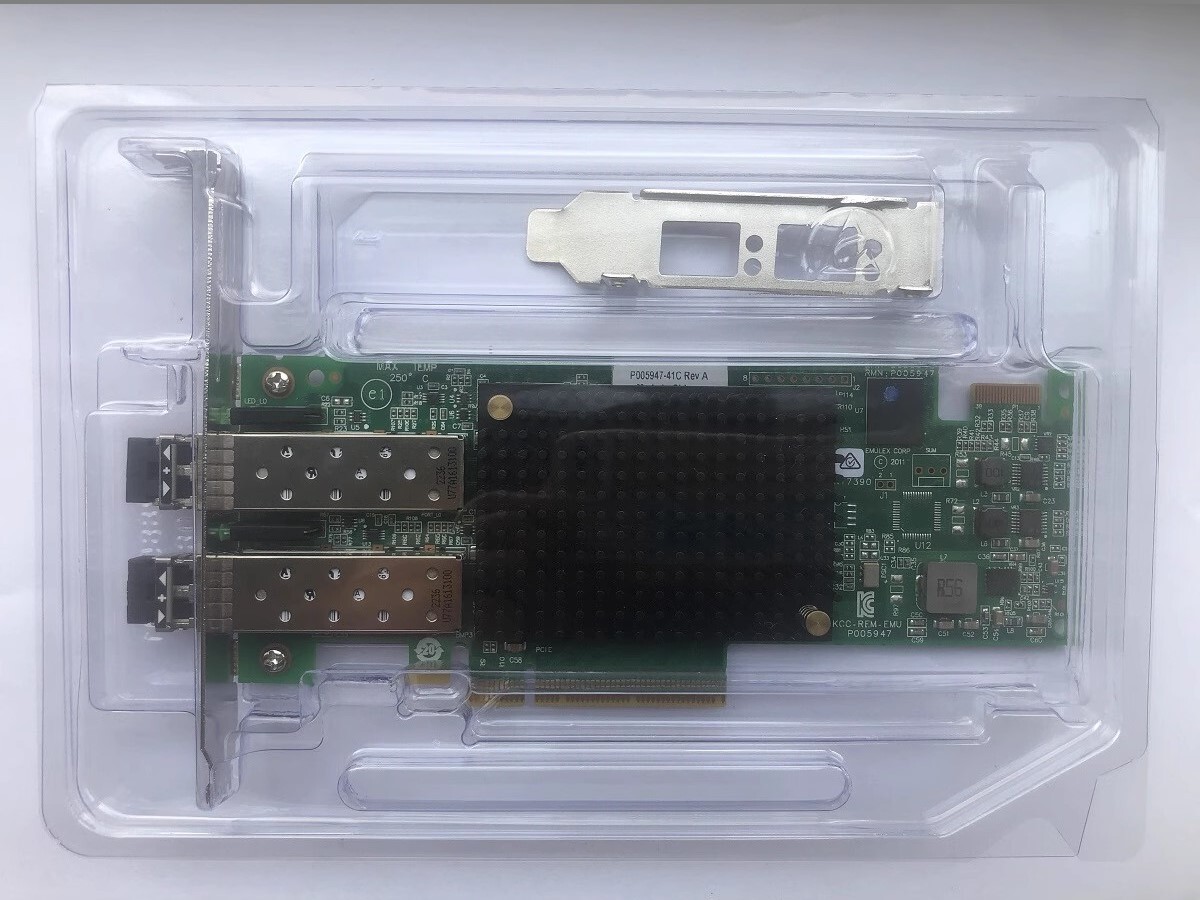 HPE 719212-001 SN1100E 16Gb Dual Port FC HBA PCIe x8 NO SFP Modules Included