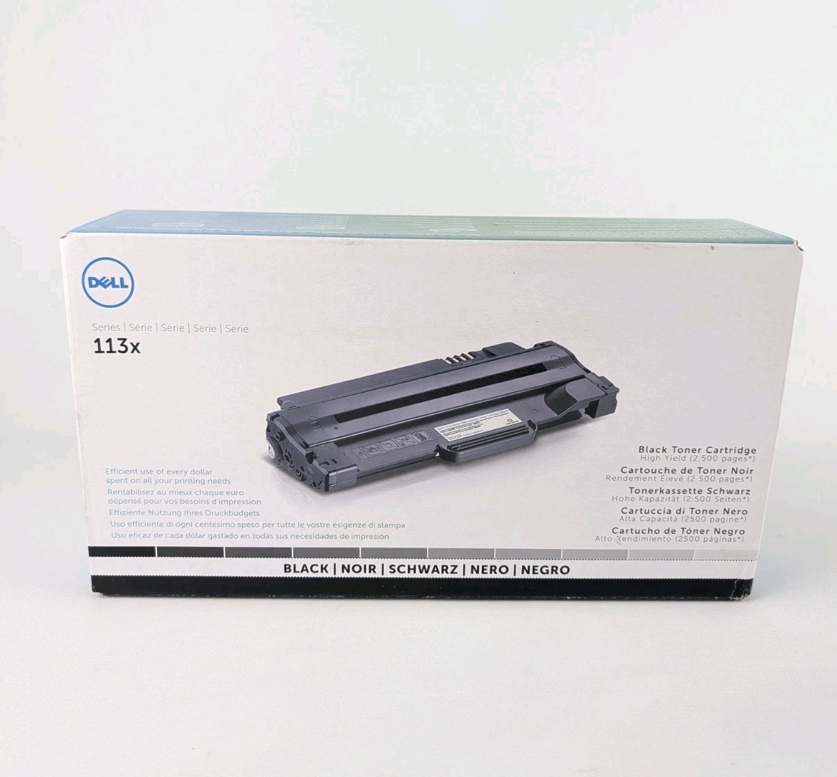 Genuine Dell 113x Black High Yield Toner Cartridge 2MMJP 2500 Pages OEM