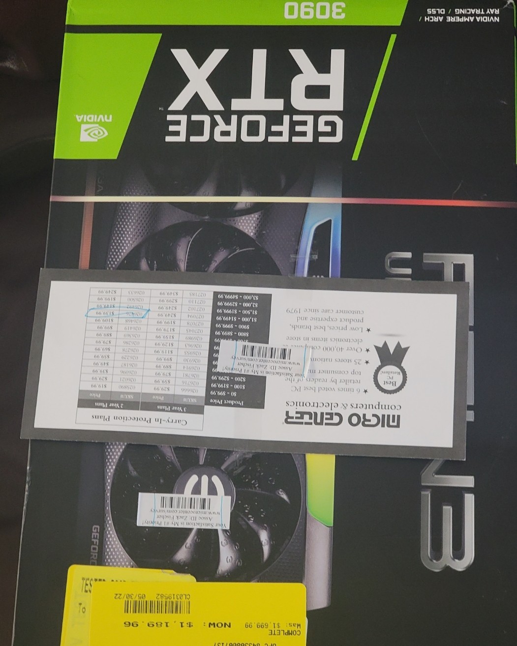EVGA GeForce RTX 3090 FTW3 ULTRA GAMING 24GB GDDR6X Graphics Card...