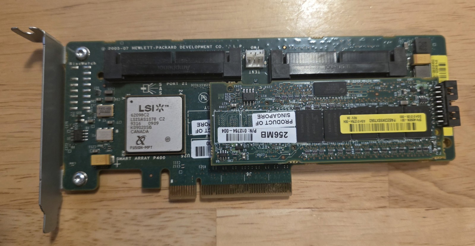 HP Smart Array P400 SAS RAID PCIe Controller 504023-001 405836-001 256MB Cache
