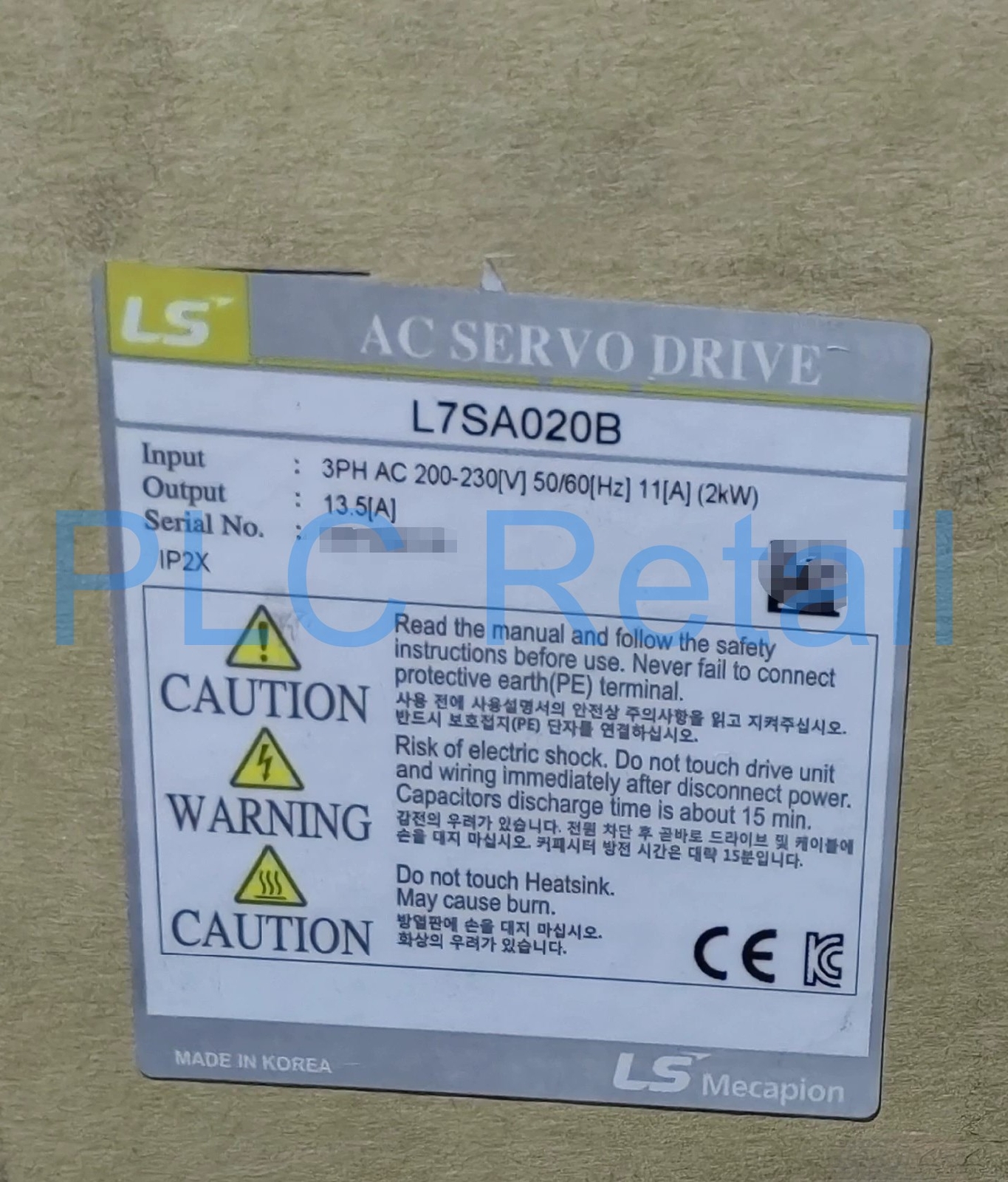 1PCS NEW LS L7SA020B 2KW servo driver FedEx or DHL