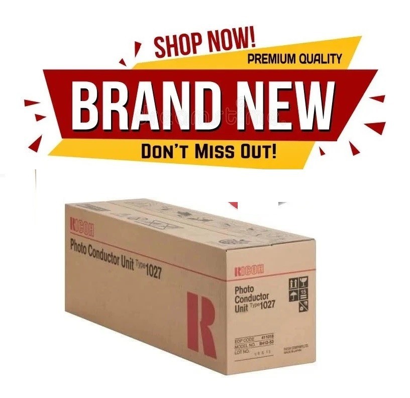 Ricoh 411018 Drum Type 1027 Black 45000 Pg Yield