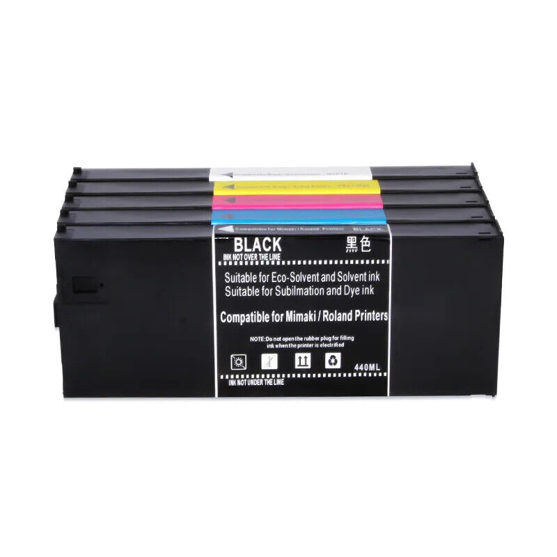 6 Colors UV Ink Cartridges For Roland LEC-540 LEC-330 LEC-300 LEJ-640 LEF-20