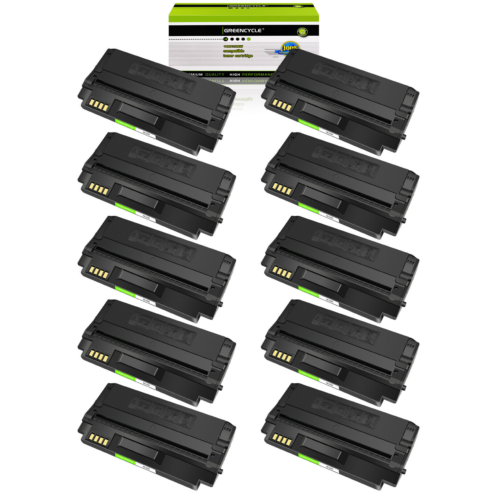 10PK ML-D1630A Toner Cartridge Compatible with Samsung ML-1630 ML-1630W Printer