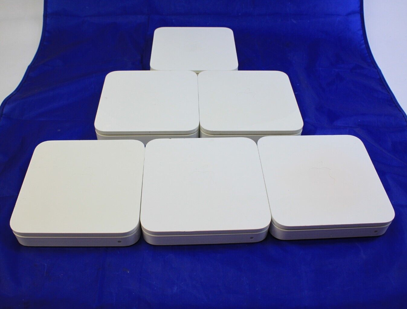 Lot of 6 Apple Airport Extreme Base Station (3) A1354 & (3) A1143 WiFi Router