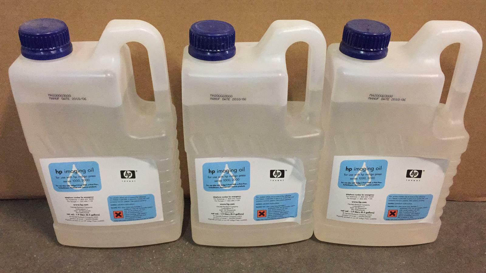 3x HP Q5396-00680 imaging oil for Indigo Press 1000 2000