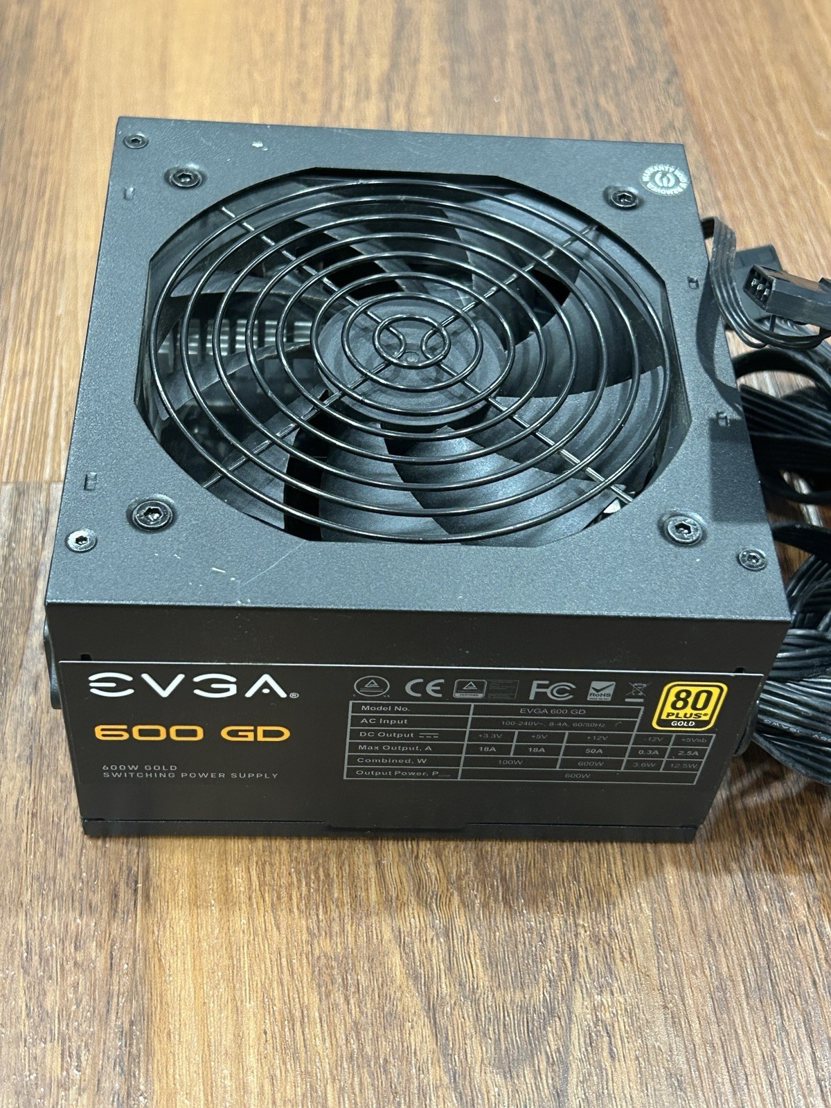 EVGA 600 GD Power Supply Not Tested READ