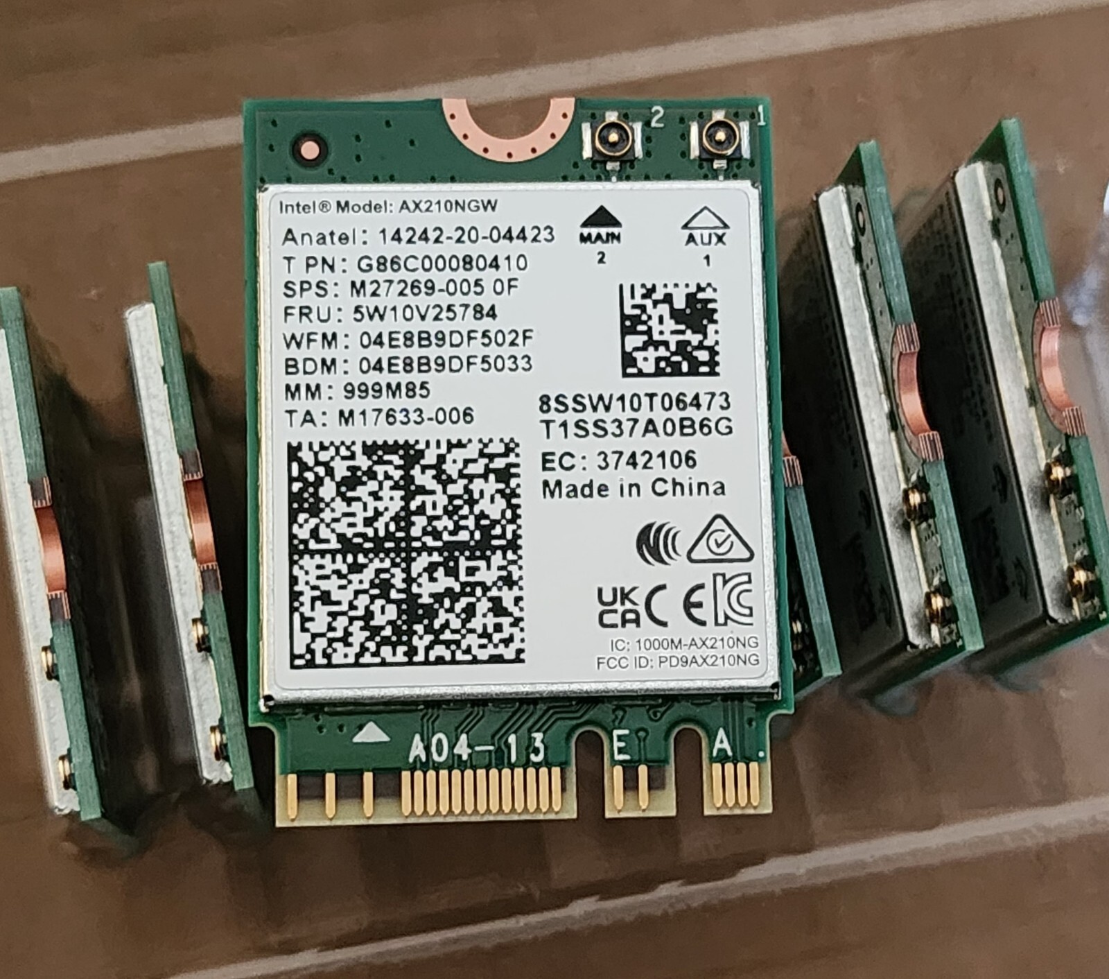 Intel WiFi 6E AX210 M.2 2230 2X2 AX Bluetooth 5.2 NO VPRO for Dell Latitude 7490