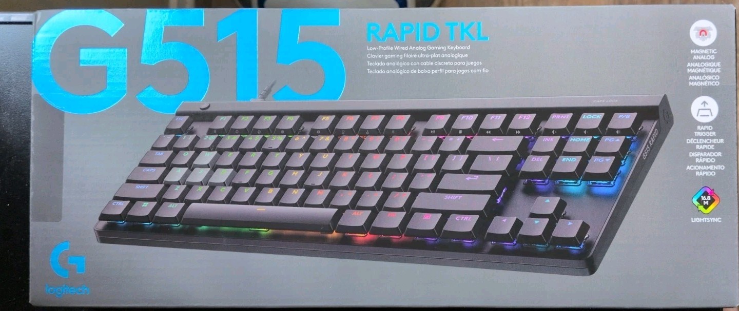 LOGITECH G515 Rapid TKL Low-Profile Wired Gaming Keyboard, Fully Customizable