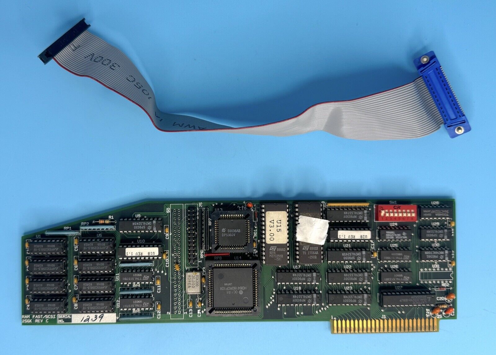 RamFAST/SCSI Rev. C for Apple II Computers 256K Cache RamFAST SCSI – Works