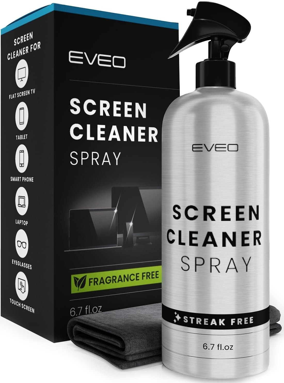 Screen Cleaner Spray - TV Screen Cleaner Spray and Wipe, Computer Screen Cleaner