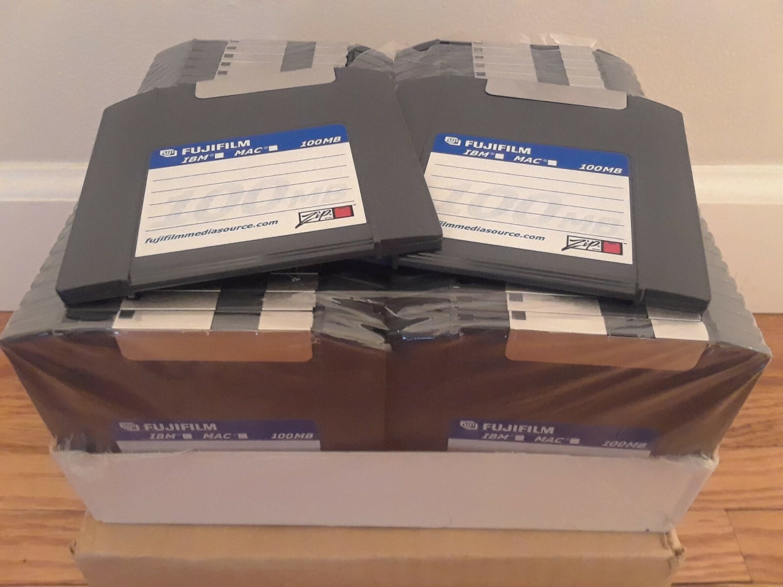 U88942 1 to 50 Brand  Iomega Zip Drive Disk FujiFilm Brand 100MB PC  Mac G1N
