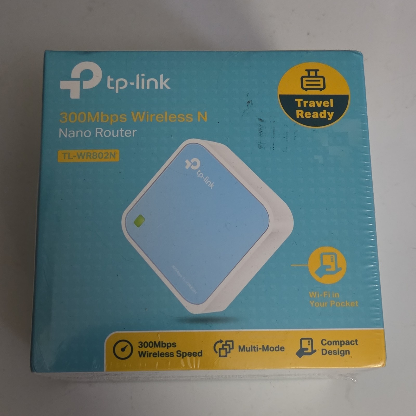 TP-LINK TL-WR802N 300Mbps Wireless N Nano Router Multi-Mode 1-Port
