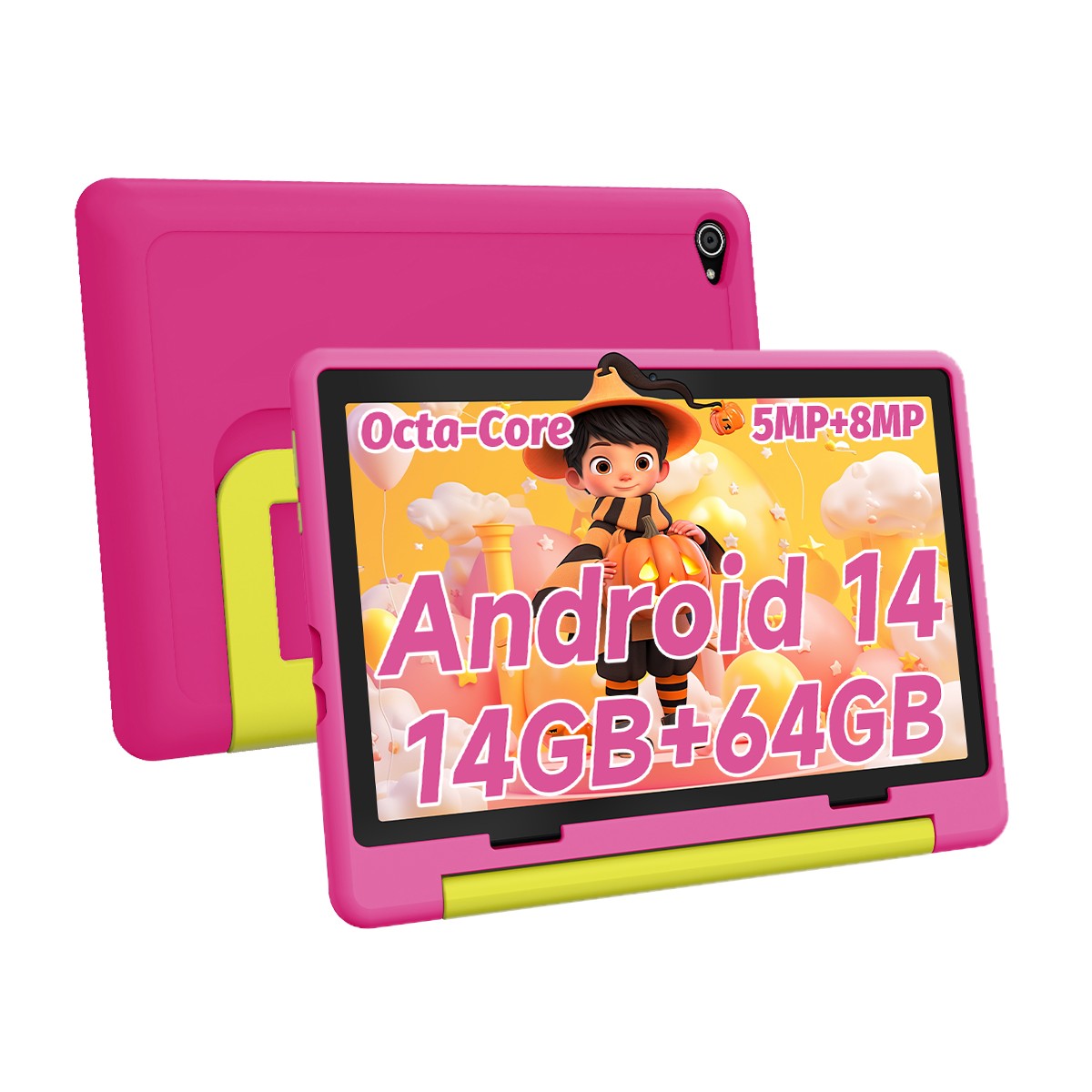 NEW 10.1 inch 20GB RAM 64GB ROM IPS LCD HD WIFI BT 5000mAh Tablet for 3-12 Kids