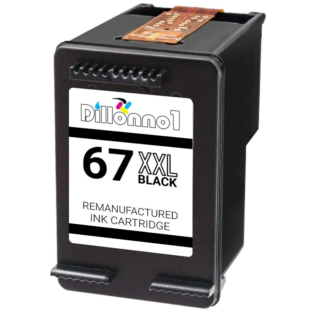 Replacement 67XL XXL 2x Ink Capacity for HP ENVY Pro 6452 6455 6458 Series