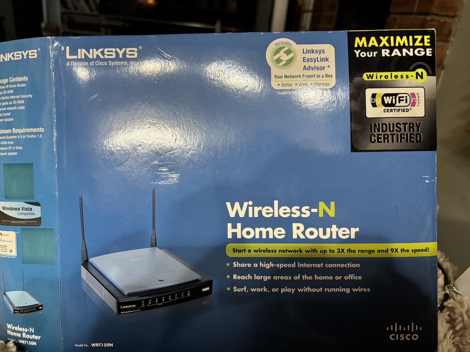 Linksys WRT150N 54 Mbps 4-Port 10/100 Wireless G Router