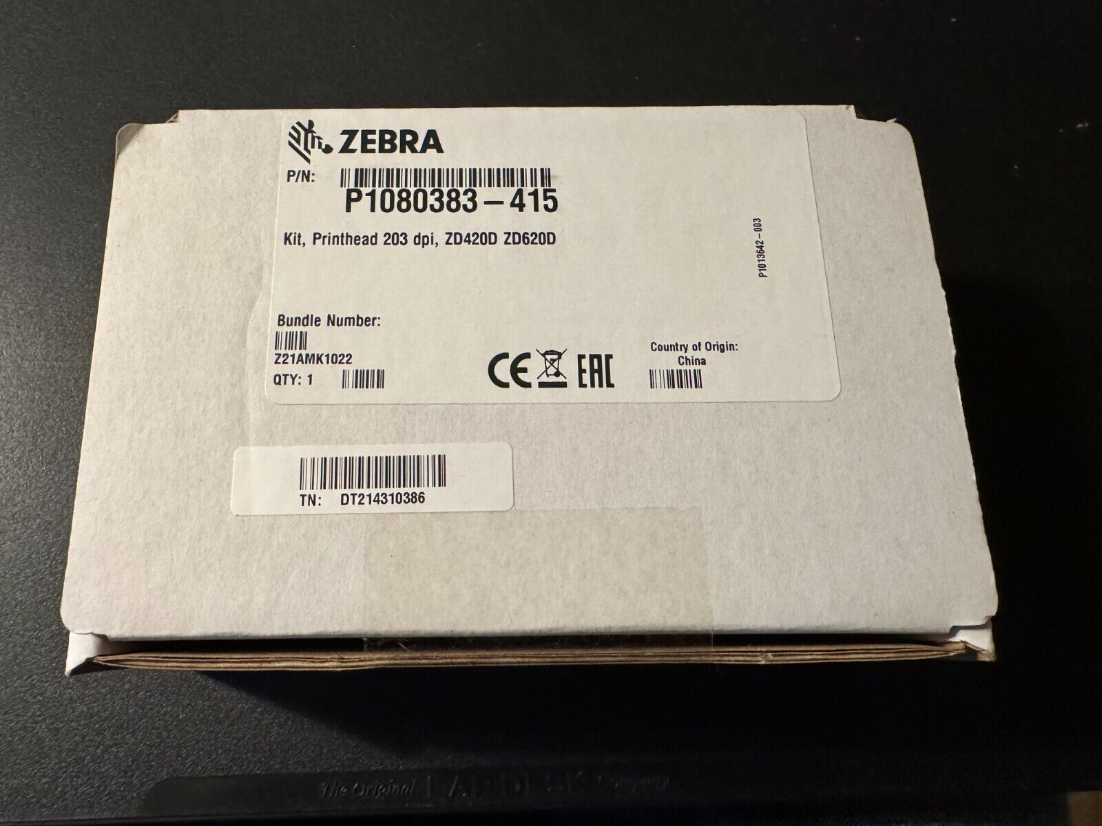 ZEBRA 203DPI Printhead Kit for ZD420D ZD620D THERMAL PRINTER P1080383-415 NEW