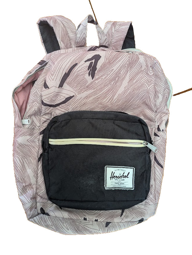 Herschel Supply Co. Backpack Mauve Black Tablet Laptop Storage