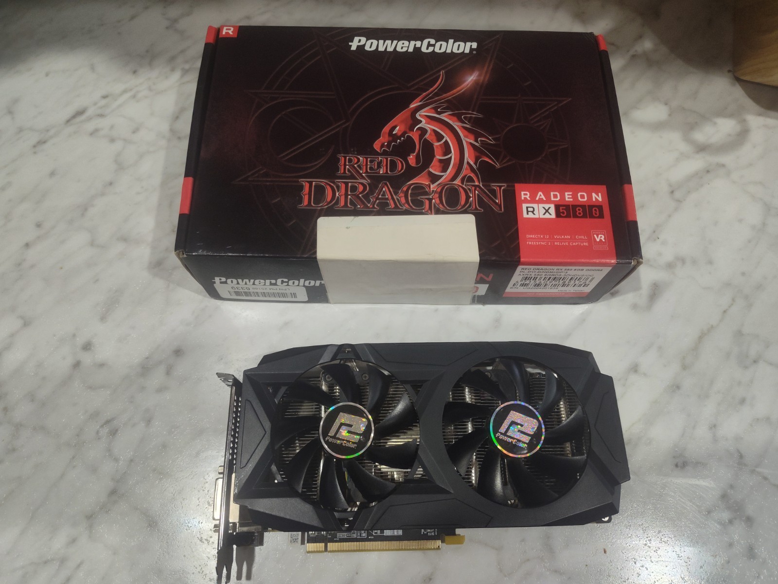 Powercolor Red Dragon Rx 580 8gb Tested And Working With Furmark Score