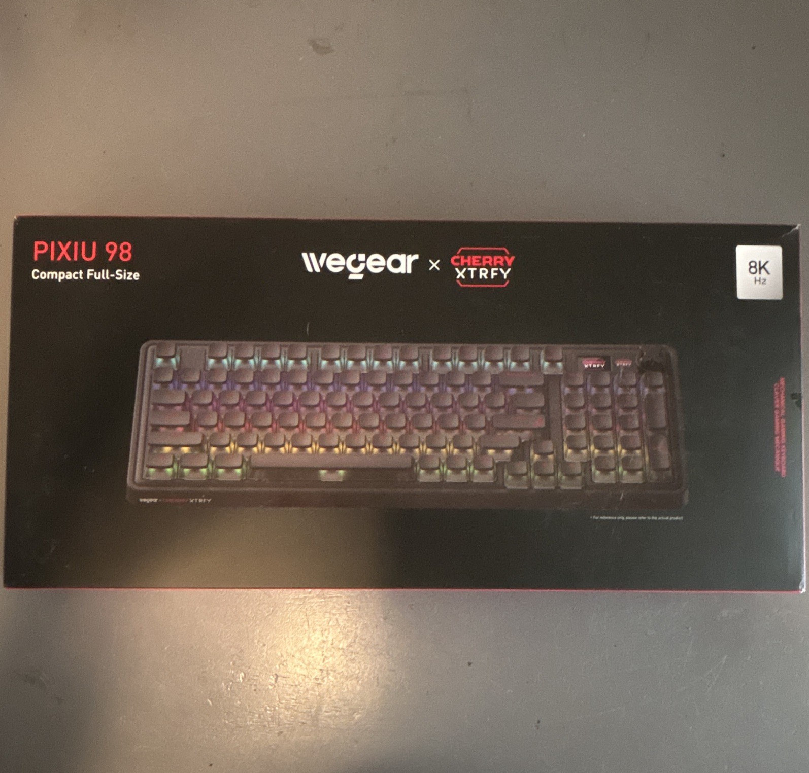 wegear PIXIU 98 Mechanical Keyboard Wired Bluetooth USB-C RGB Black QWERTY EN