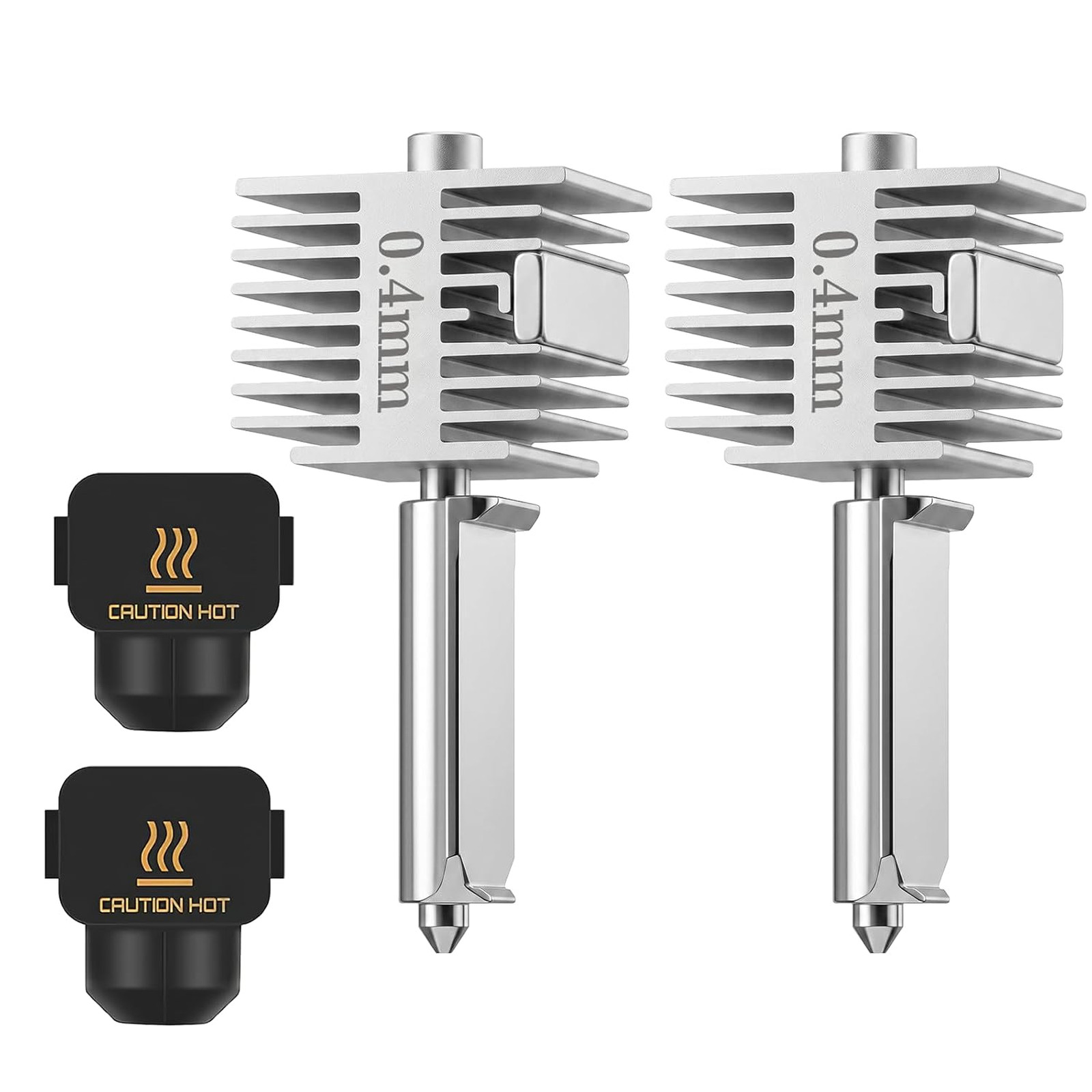 Upgrade A1/A1 Mini/A2L Hotend 0.4mm Hardened Steel Nozzle 2pcs