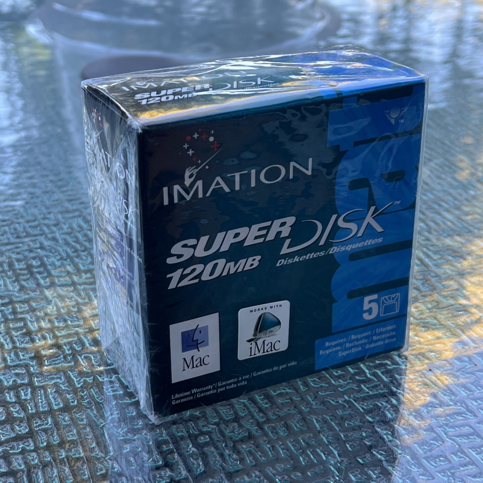 Imation Super 120 MB 3.5" Floppy Disk New NIB Sealed