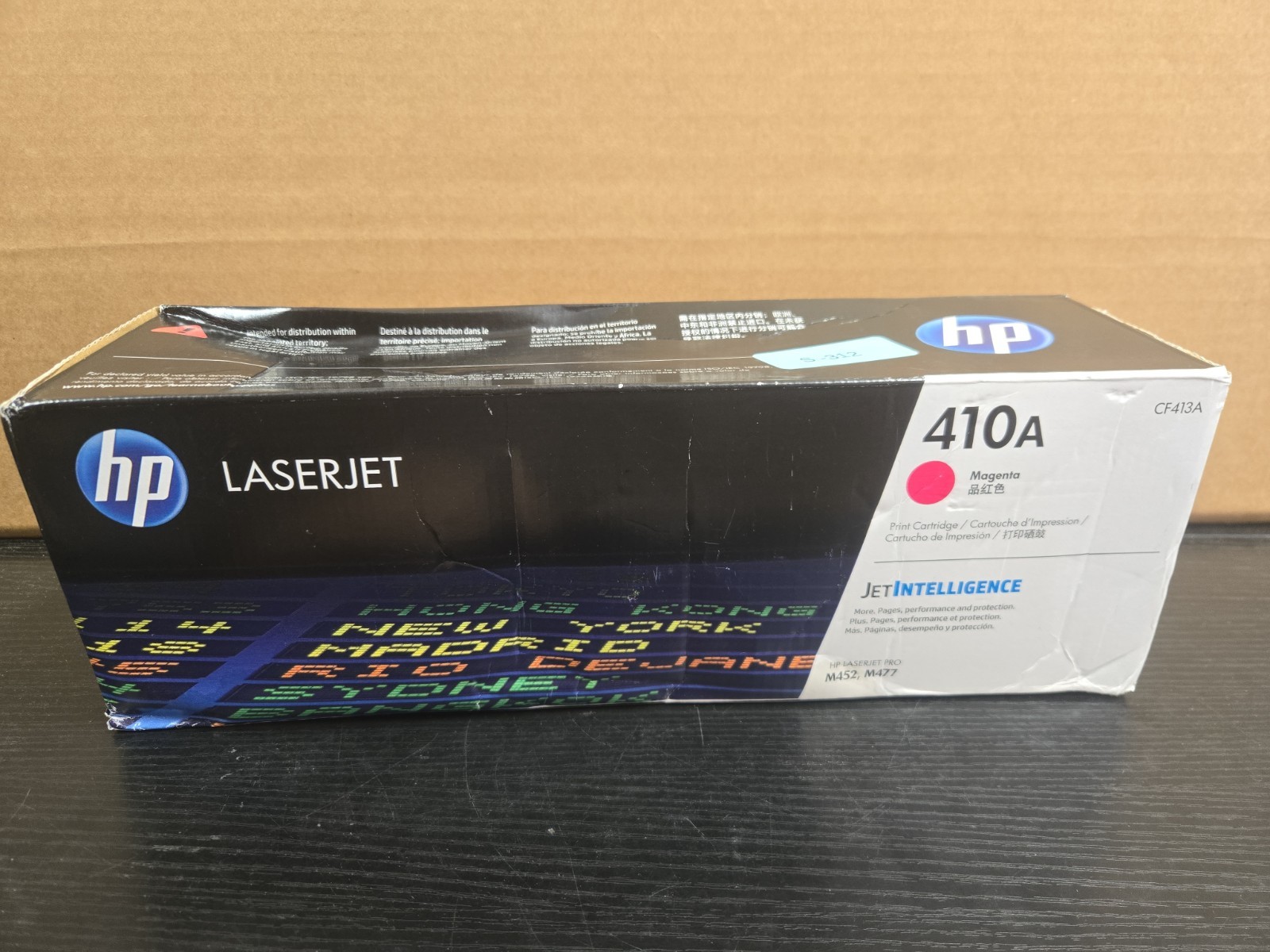 Genuine HP 410A CF413A Magenta Toner Cartridge LaserJet M452 M477 OEM, READ