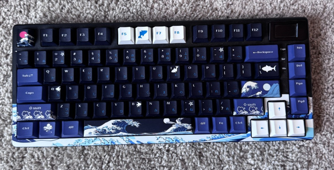 Womier SK80 Gaming 75% Mechanical Keyboard - Color Multimedia Display Keyboard