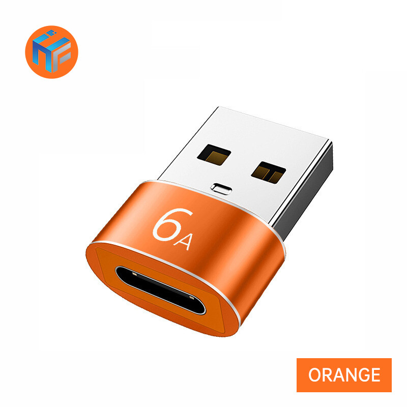 Type C to USB Adapter 6A USB-C Female to USB Type A male port converter adapter