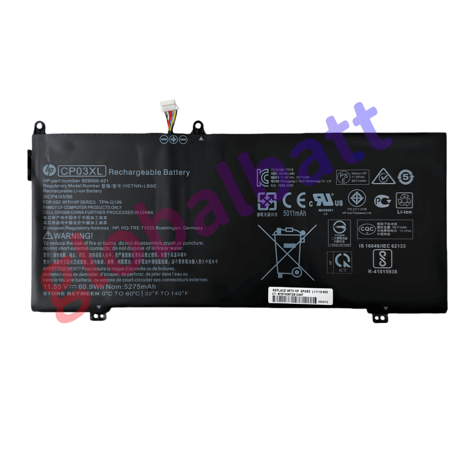 Genuine CP03XL Battery for HP Spectre X360 13 HSTNN-LB8E 929066-421 929072-855