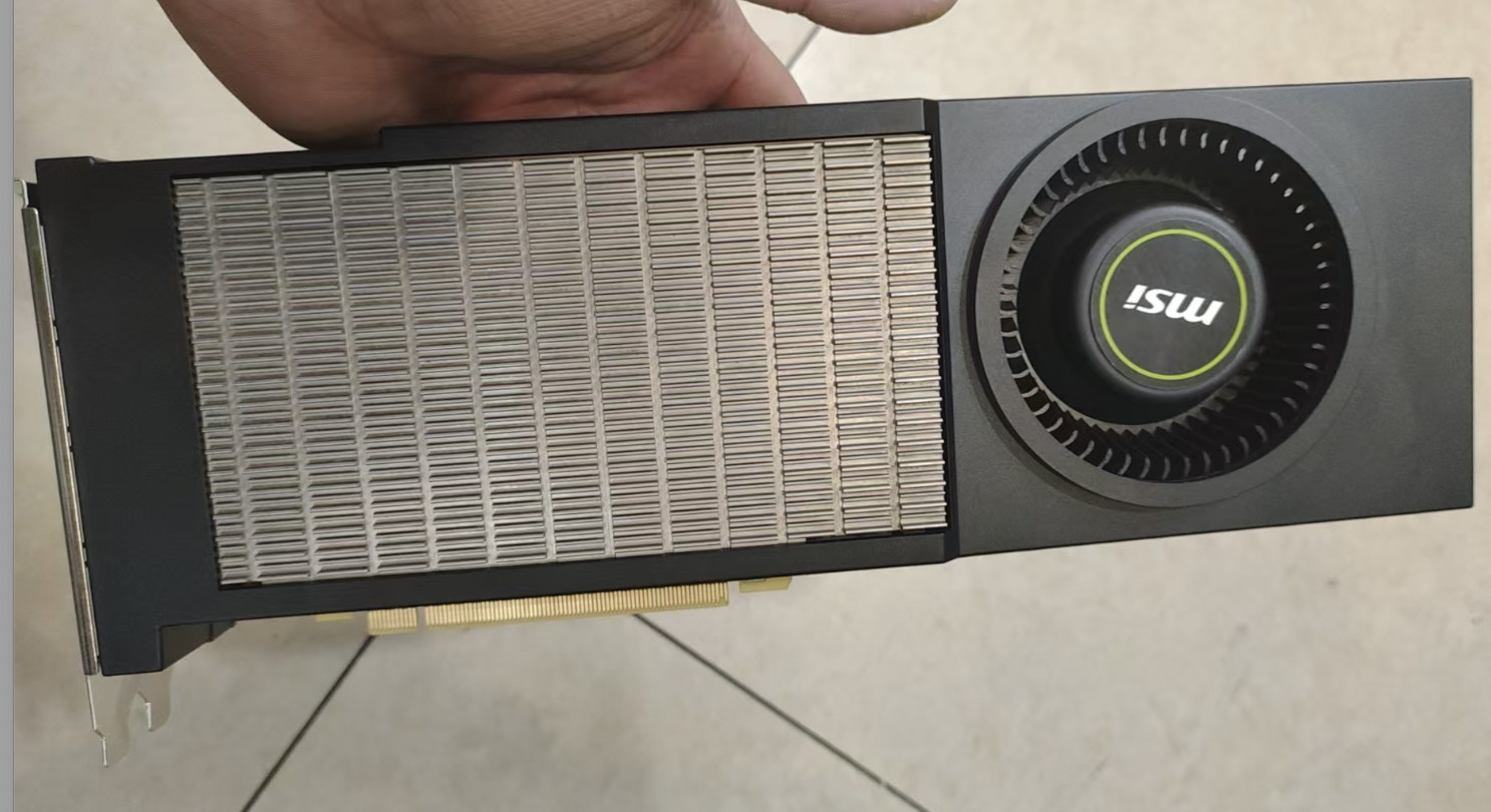 2 pcs MSI RTX 3090 24GB Turbo GPU blower type