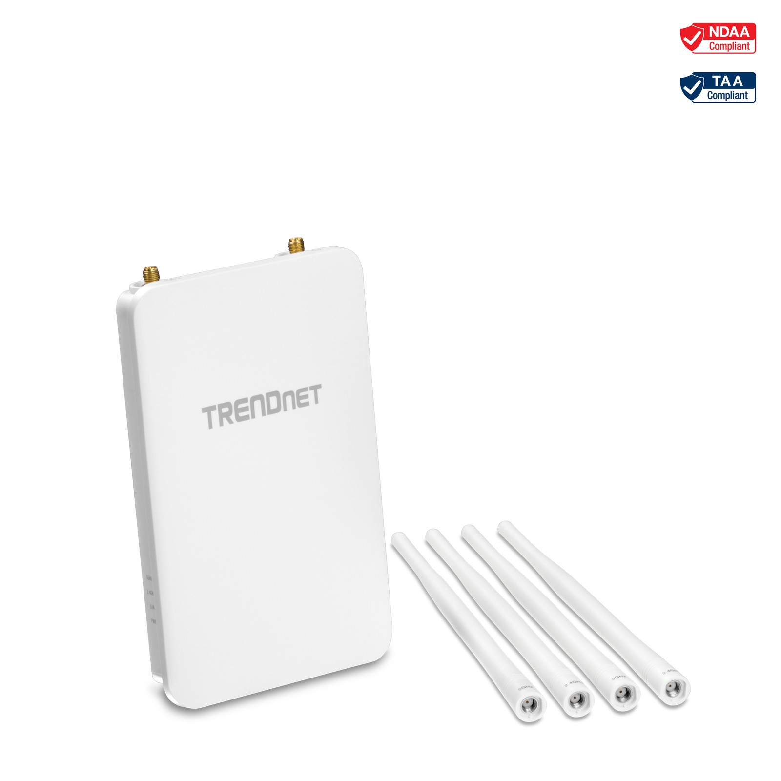 TRENDnet TEW-841APBO,5dBi Wireless AC1200 Outdoor PoE+ Omni Directional Access