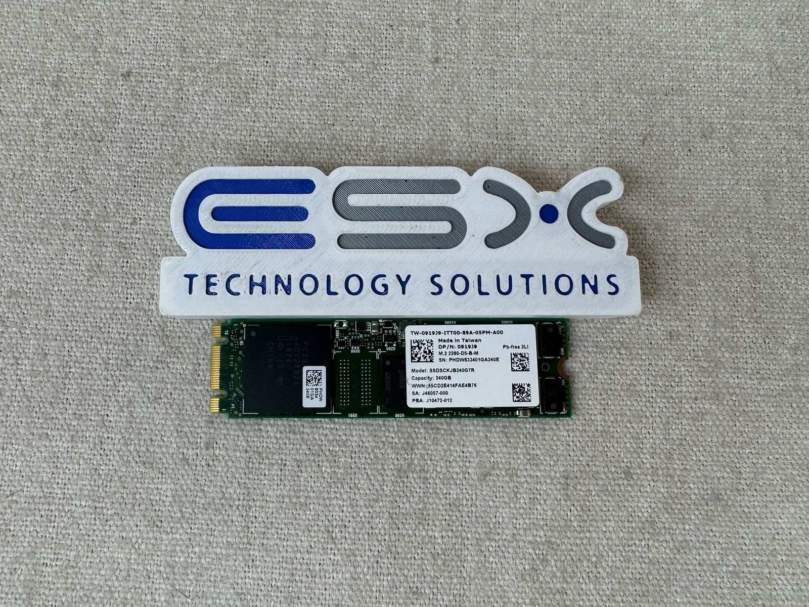 Dell 919J9 240GB 6Gb/s SATA M.2 SSD Intel SSDSCKJB240G7R BOSS Card 87-88% health