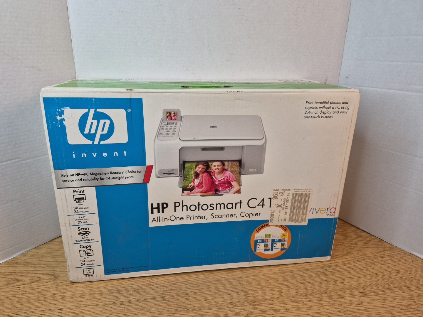HP Photosmart C4180 All In One Ink Jet Printer Scanner Copier 