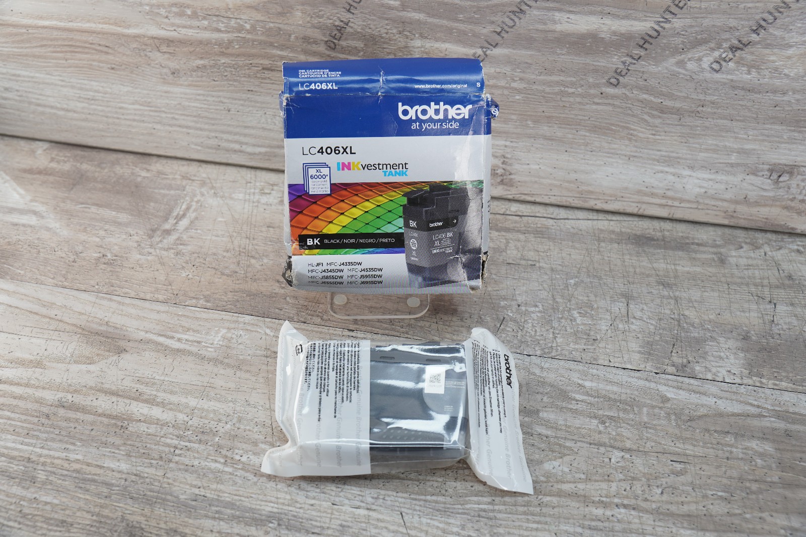 Sealed in OB-Brother LC406BK INKvestment Black Ink Toner Cartridge Exp 03/2027