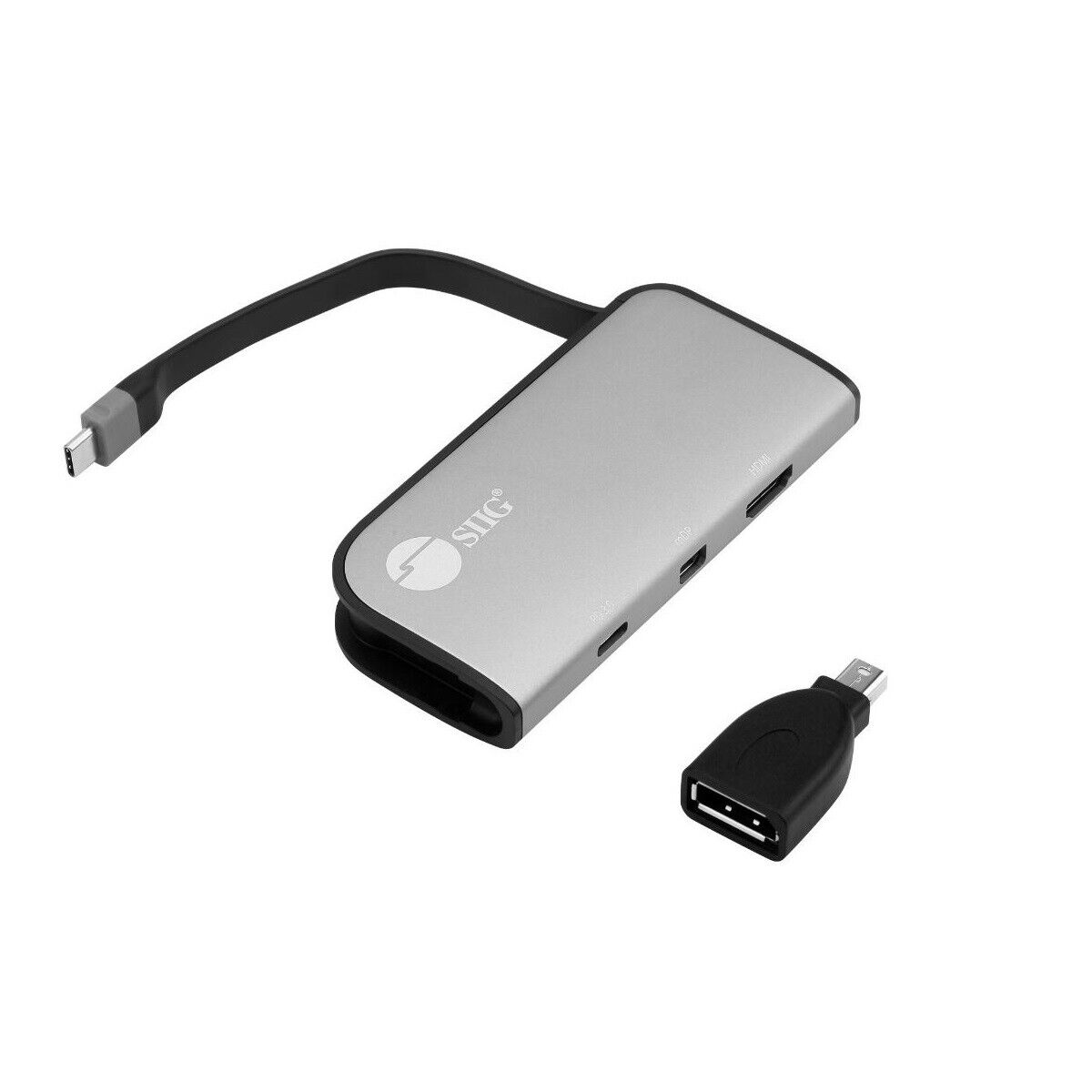 SIIG USB-C to mDP & HDMI VXP Video Adapter with PD 3.0