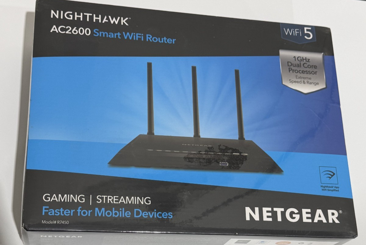 Netgear Nighthawk AC2600 Smart WiFi Router Model R7450