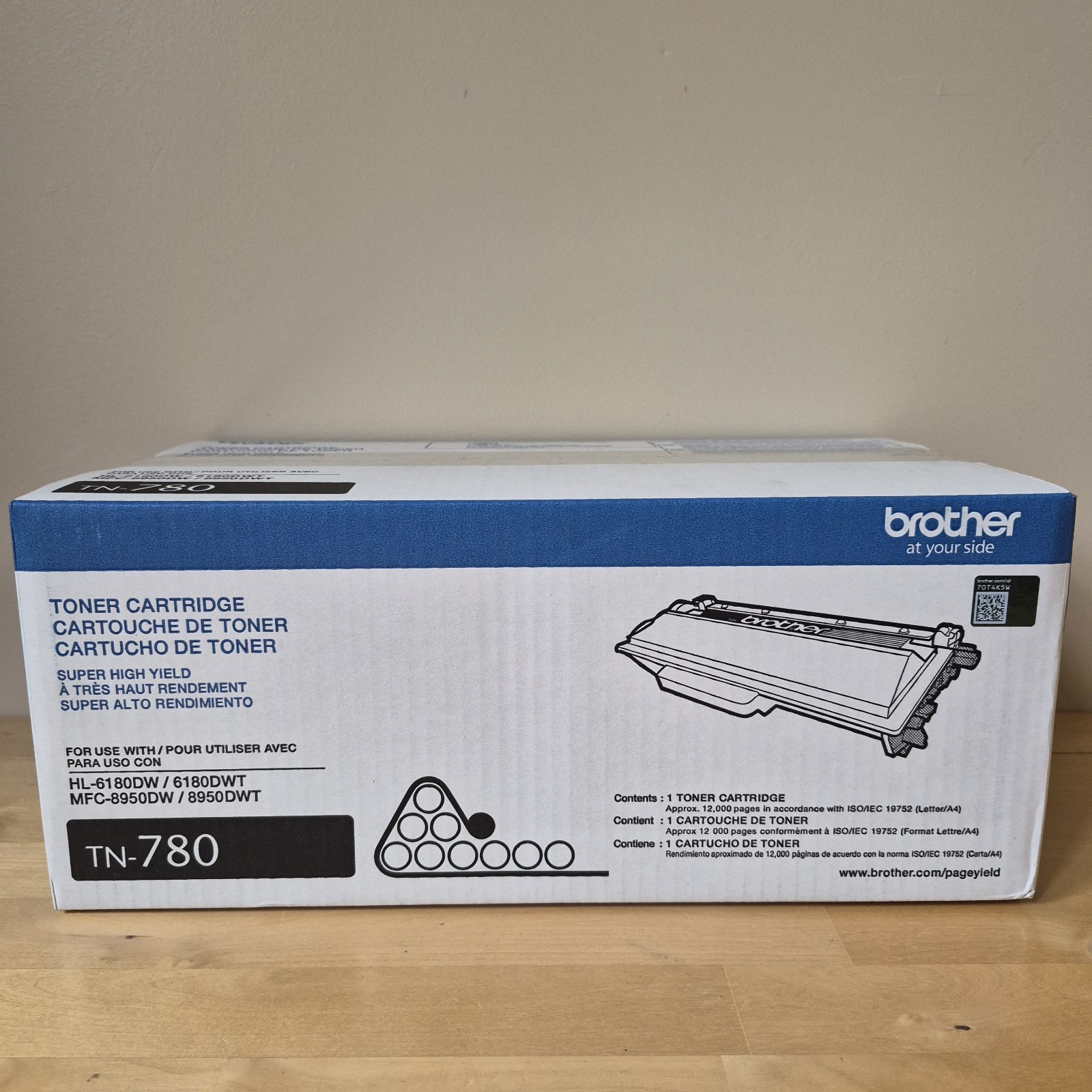 Brother MFC-8950DWT (TN780) Black Extra High Yield Toner Cartridge
