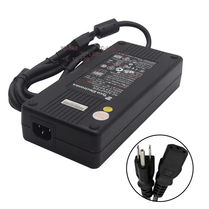 8-Pin Tyco Electronics AC Adapter Power Charger for ELO E109239 ESY17B2 Laptop