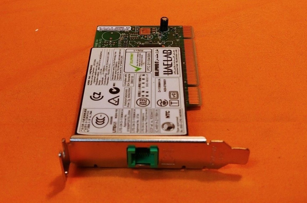 AGERE SYSTEMS FAX MODEM CARD 56K MODEL D-1156I  #/A1A - KB5817 04