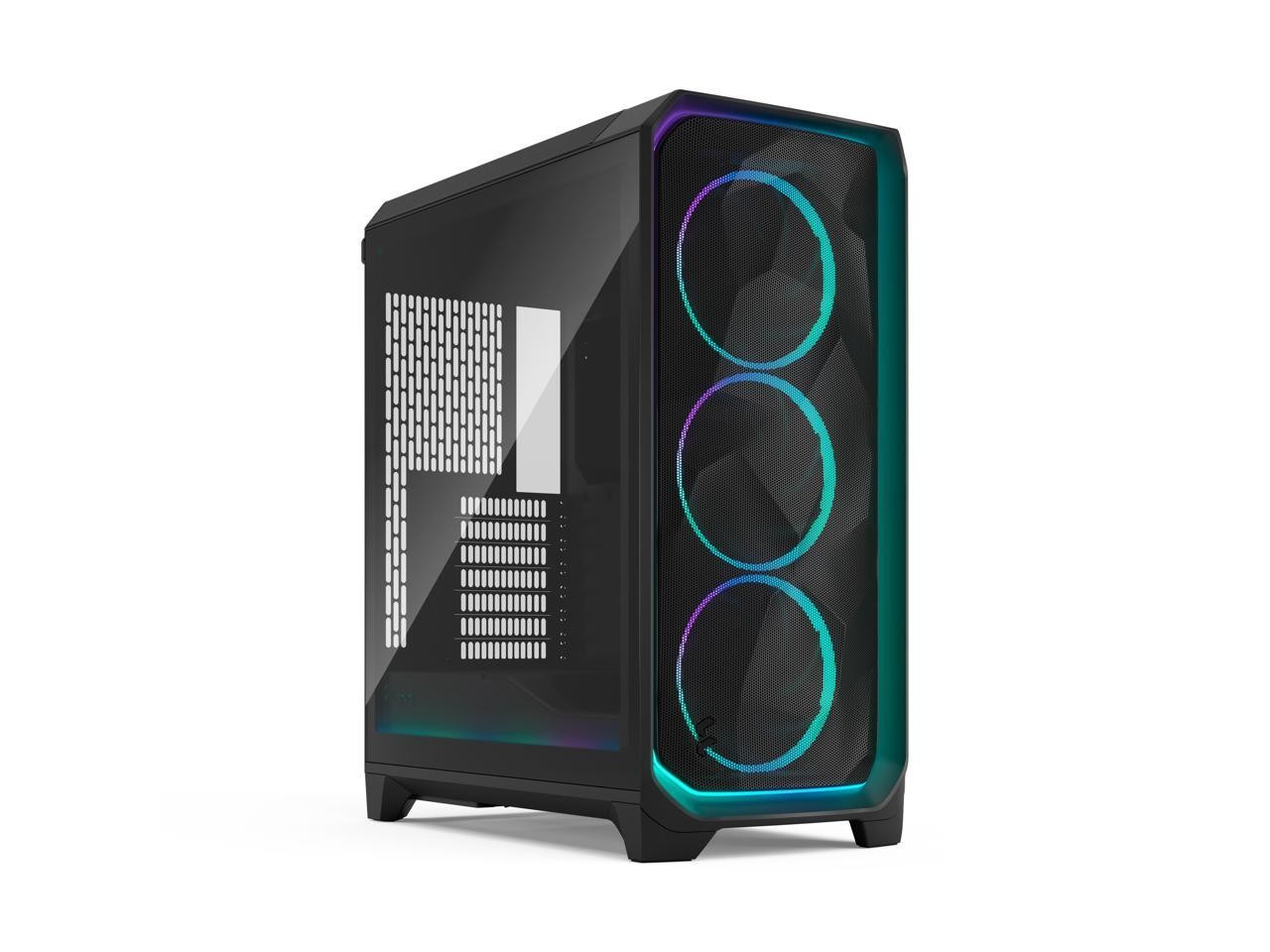 Fractal Design Meshify 3 Ambience Pro RGB ATX mATX Mid Tower PC Case - Black Cha