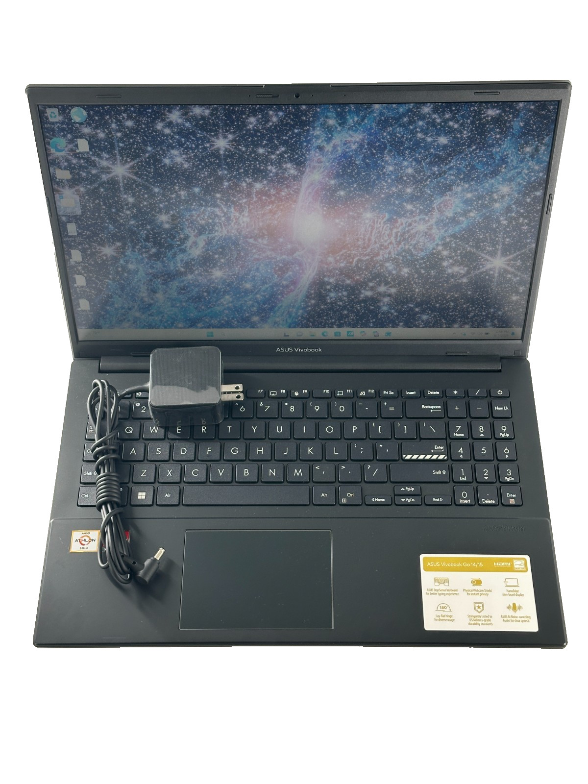 ASUS E1504FA-RS21 Vivobook Go 15 AMD Athlon Gold 7220U 4GB RAM 128GB