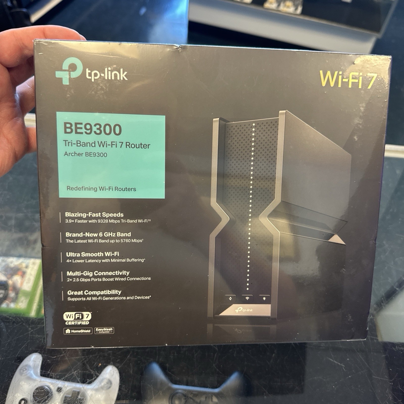 TP-Link Archer BE9300 Tri-Band WiFi 7 Router 9.2Gbps 2.5G NEW SEALED pi