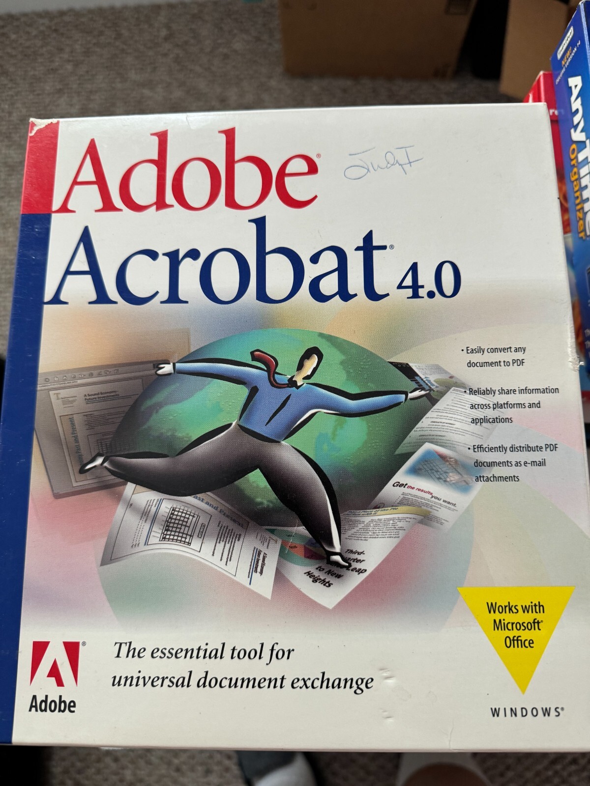 Adobe Acrobat 4.0 Standard for Windows MS Office - PRODUCT KEY NOT INCLUDED