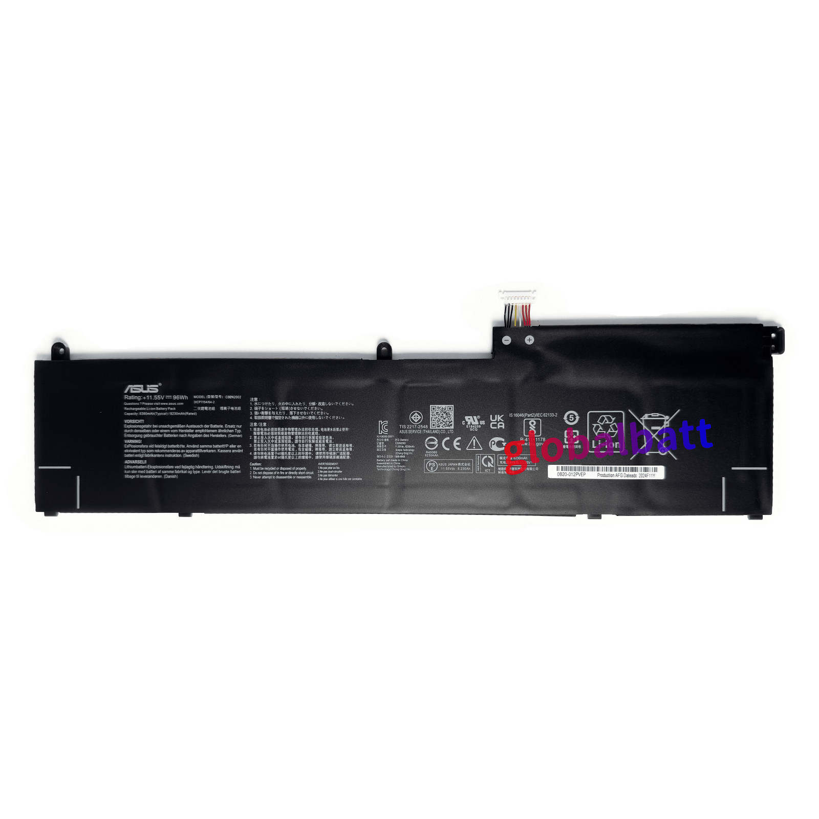 Genuine 8380mAh C32N2002 Battery for Asus ZenBook Pro 15 UX535 UX564PH Flip 15