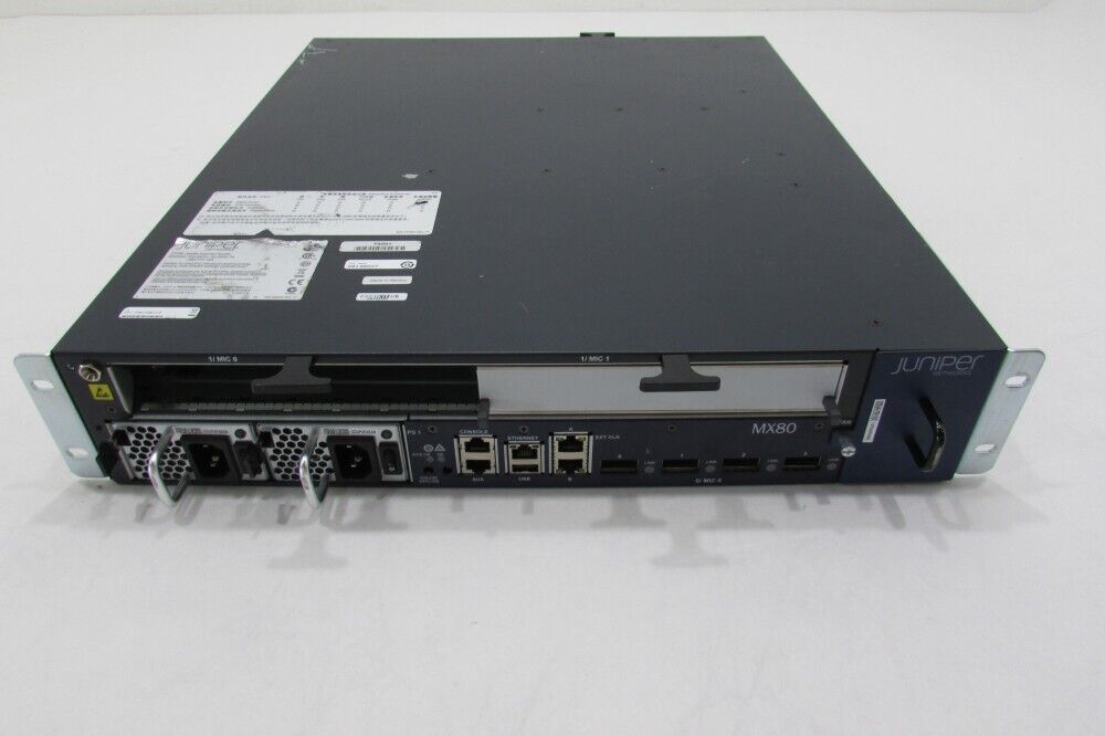 Juniper MX80-AC Mx80 Chassis 2 MIC Slots 4x10ge, 2x AC Power Router 1y Warranty