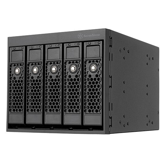 Silverstone SST-FS305B-E 5 x 3.5inch SAS/SATA HDD/SSD 5.25inch Bay Cage