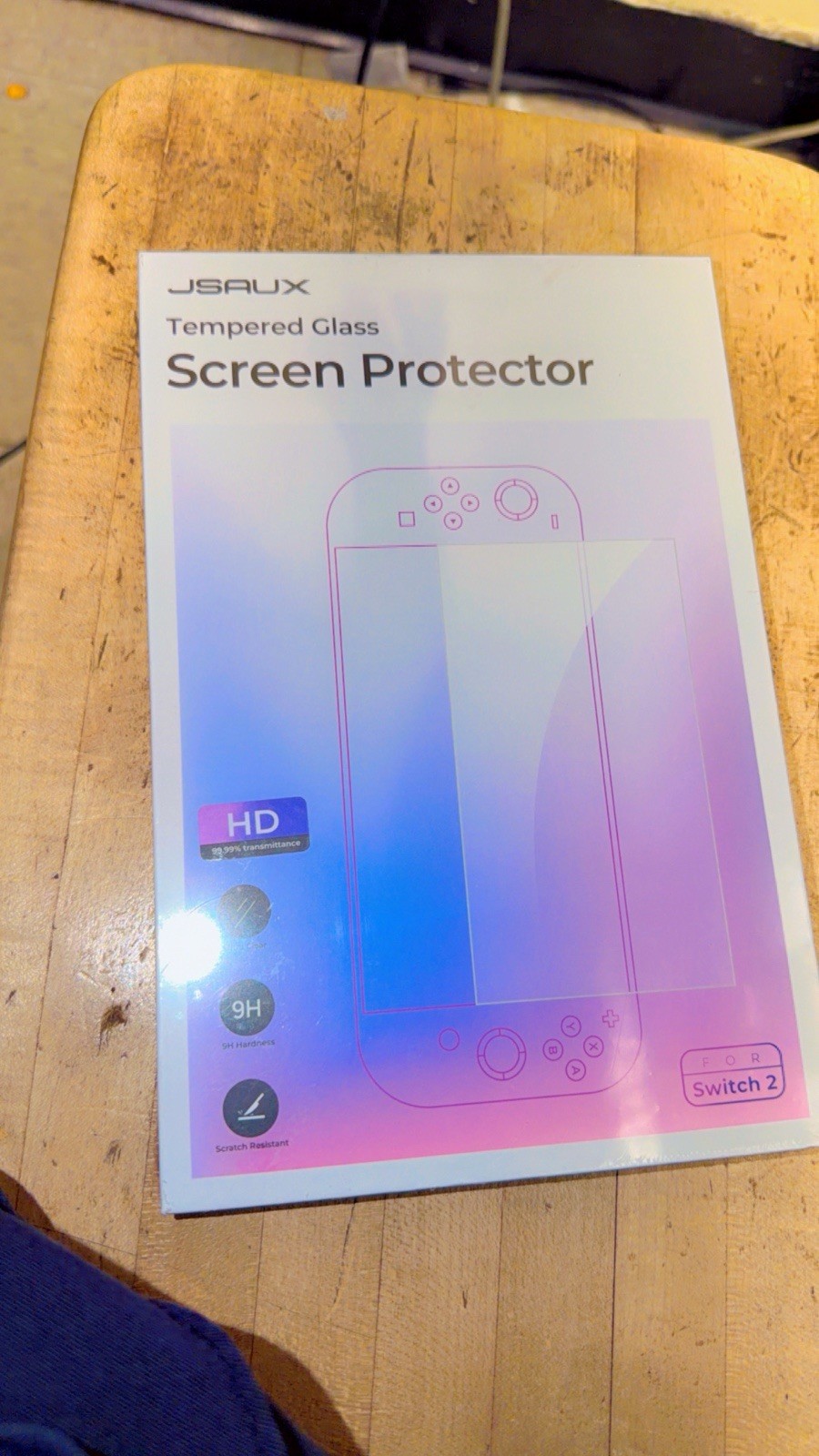 JSAUX Tempered Glass Screen Protector Switch 2 GP0123 Ultra Clear (4 pcs)