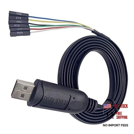 SH-U09G USB to TTL Serial Cable Built-in FTDI FT232RL IC 1.8M/5.9FT 1.8 meters
