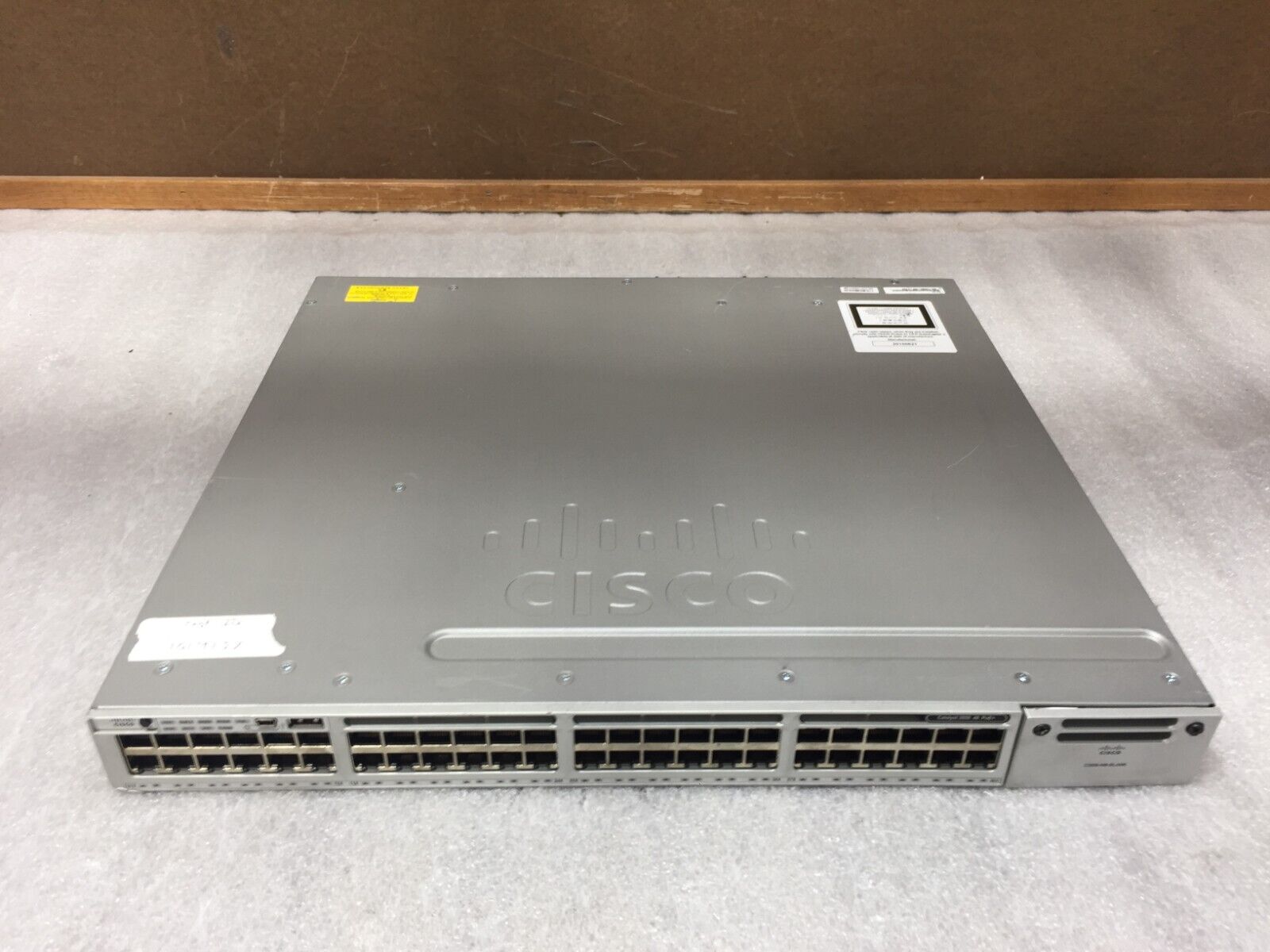 Cisco Catalyst WS-C3850-48P-E 48 Port Managed Ethernet Switch w/ 2x 715w PwrSply